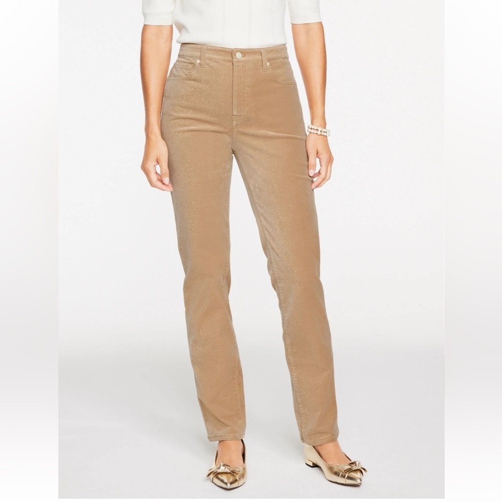 Talbots Corduroy High-Waist straight leg Corduroy tan